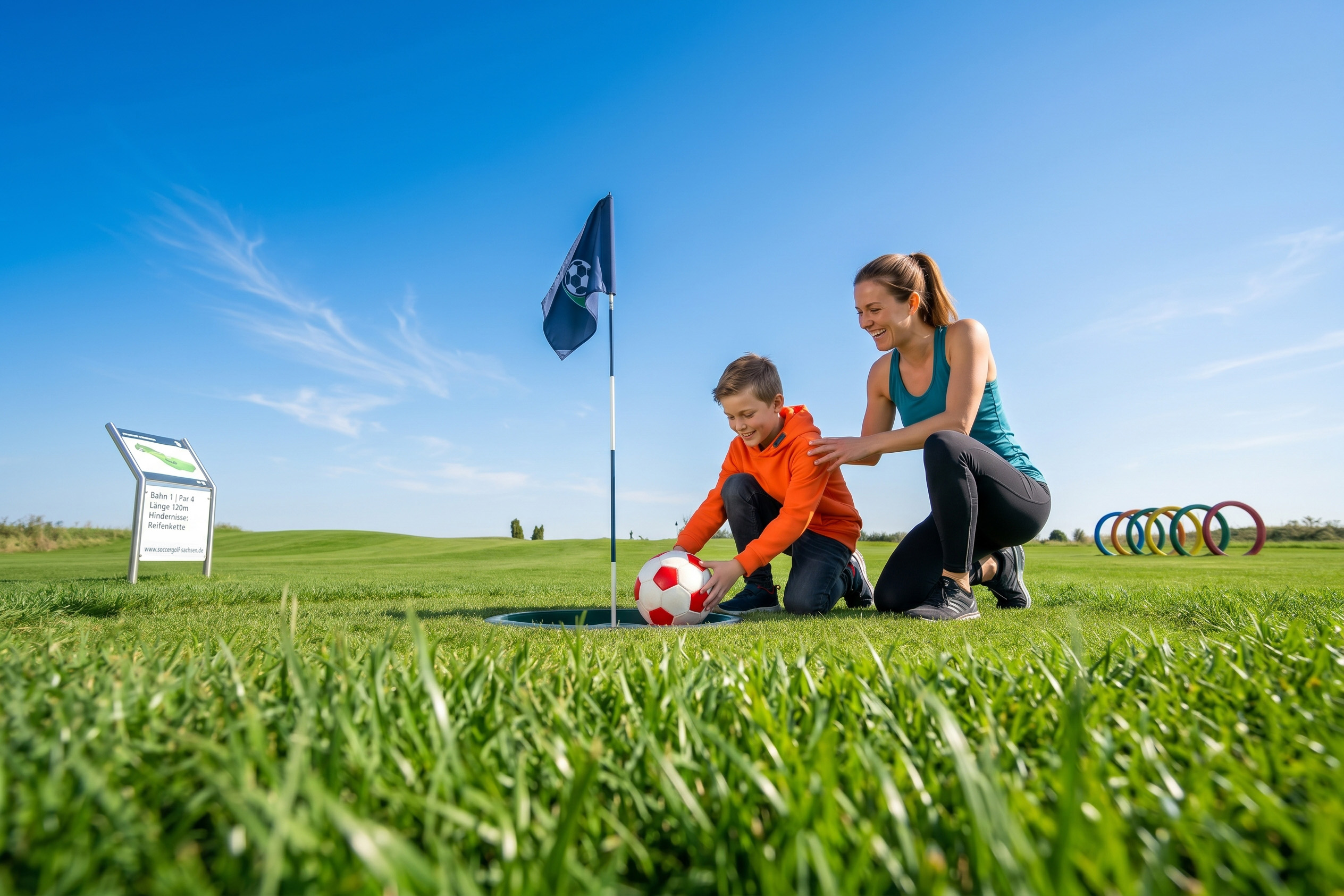 Fussballgolf-Anlage